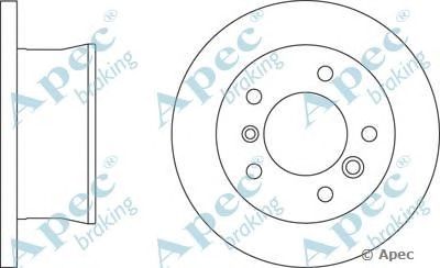 APEC BRAKING dsk814 -  Тормозной диск
